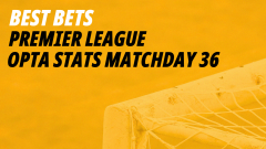 Image for Premier League Opta stats and predictions matchday 36